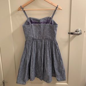 Jack Wills Polka Dots Denim Dress